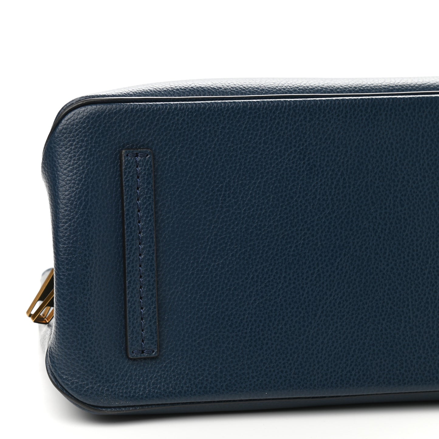Pebbled Calfskin Editor Shopping Tote Blue