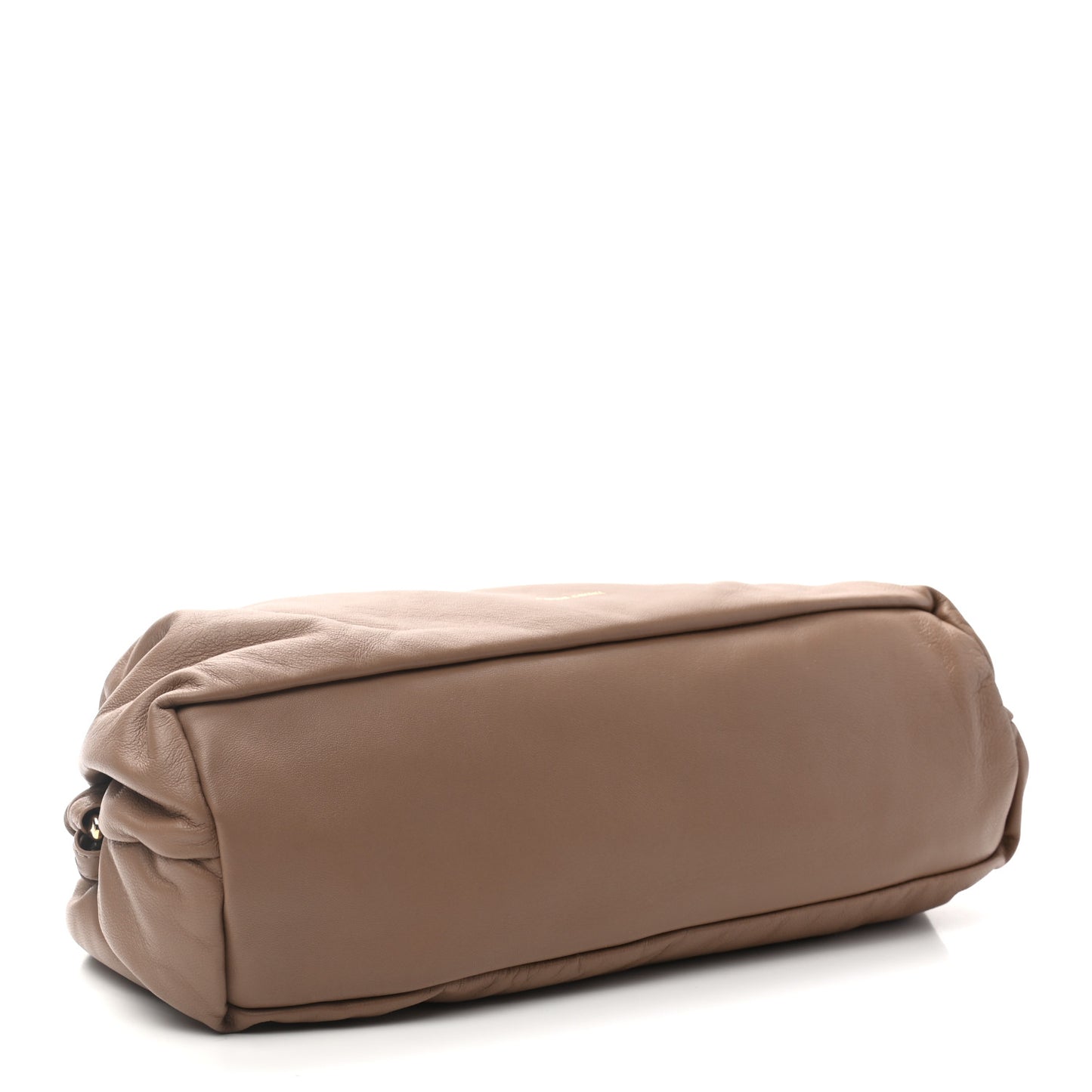 Lambskin Cloud Clutch Biscotto