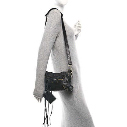 Balenciaga Agneau Classic Gold Hardware Mini City Black 2 of 11
