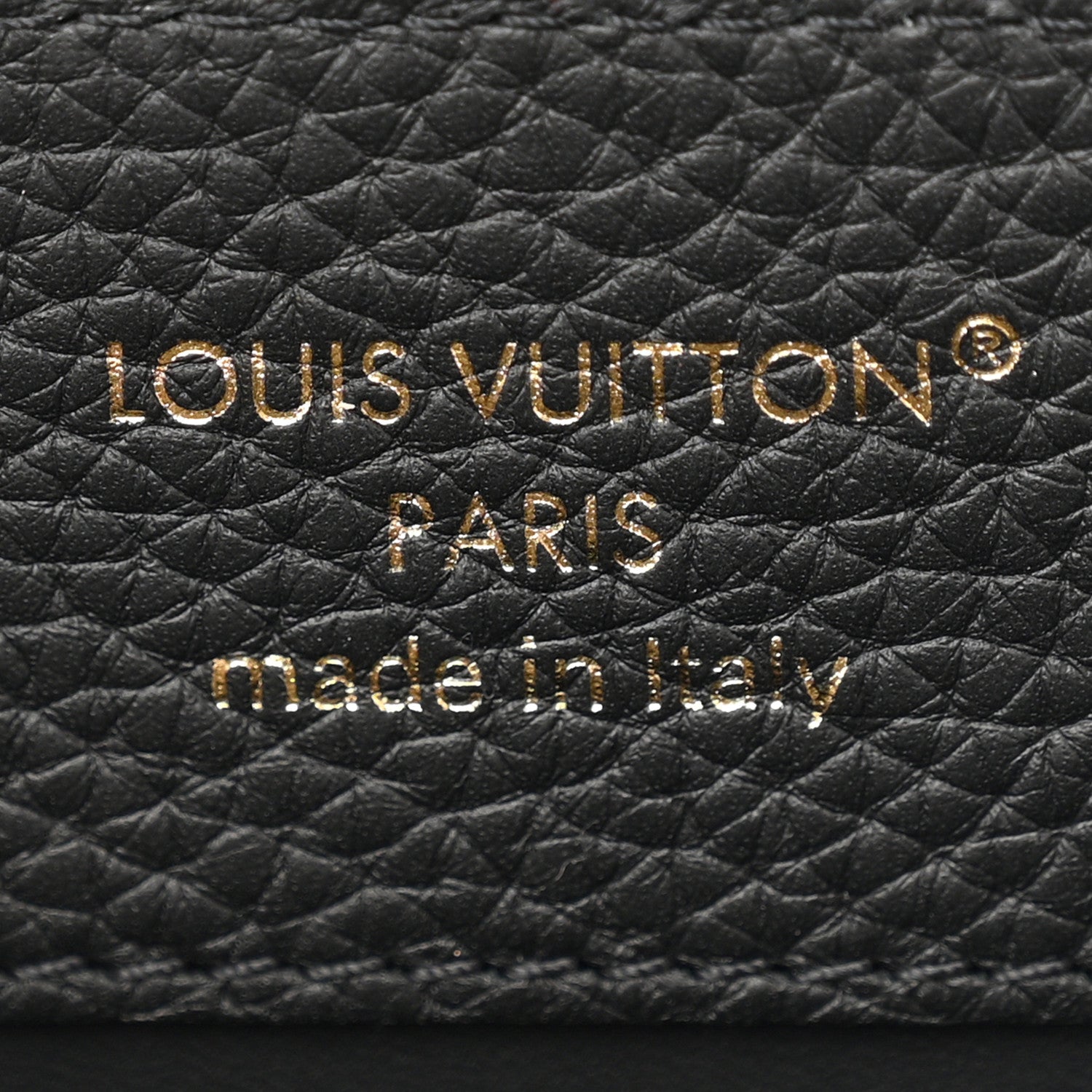 Louis Vuitton Taurillon Mother of Pearl Flowers Capucines BB Black 7 of 10