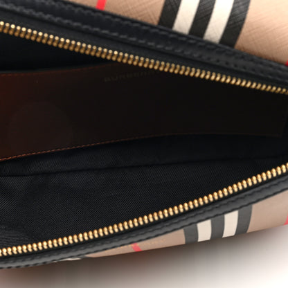 Burberry E-Canvas Icon Stripe Sonny Bum Bag Archive Beige 5 of 9