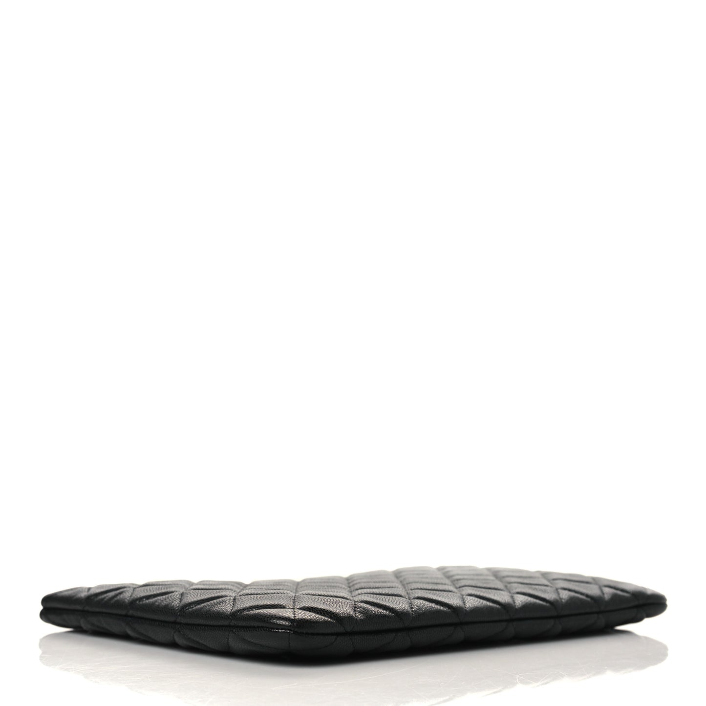 Caviar Quilted Medium Cosmetic Case Black