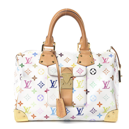 Louis Vuitton Monogram Multicolor Speedy 30 White 1 of 19