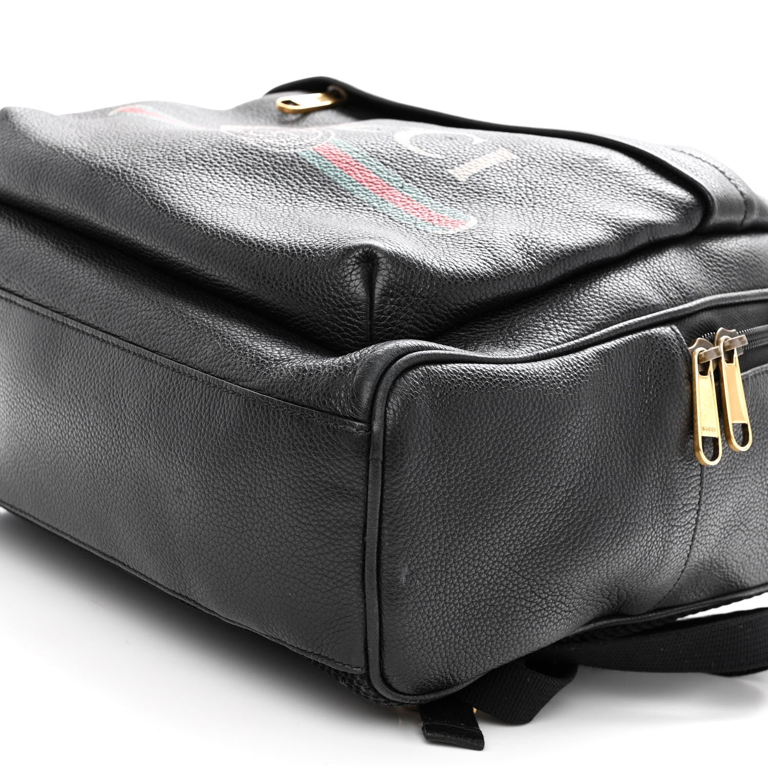 Gucci Calfskin Logo Day Backpack Black 9 of 11