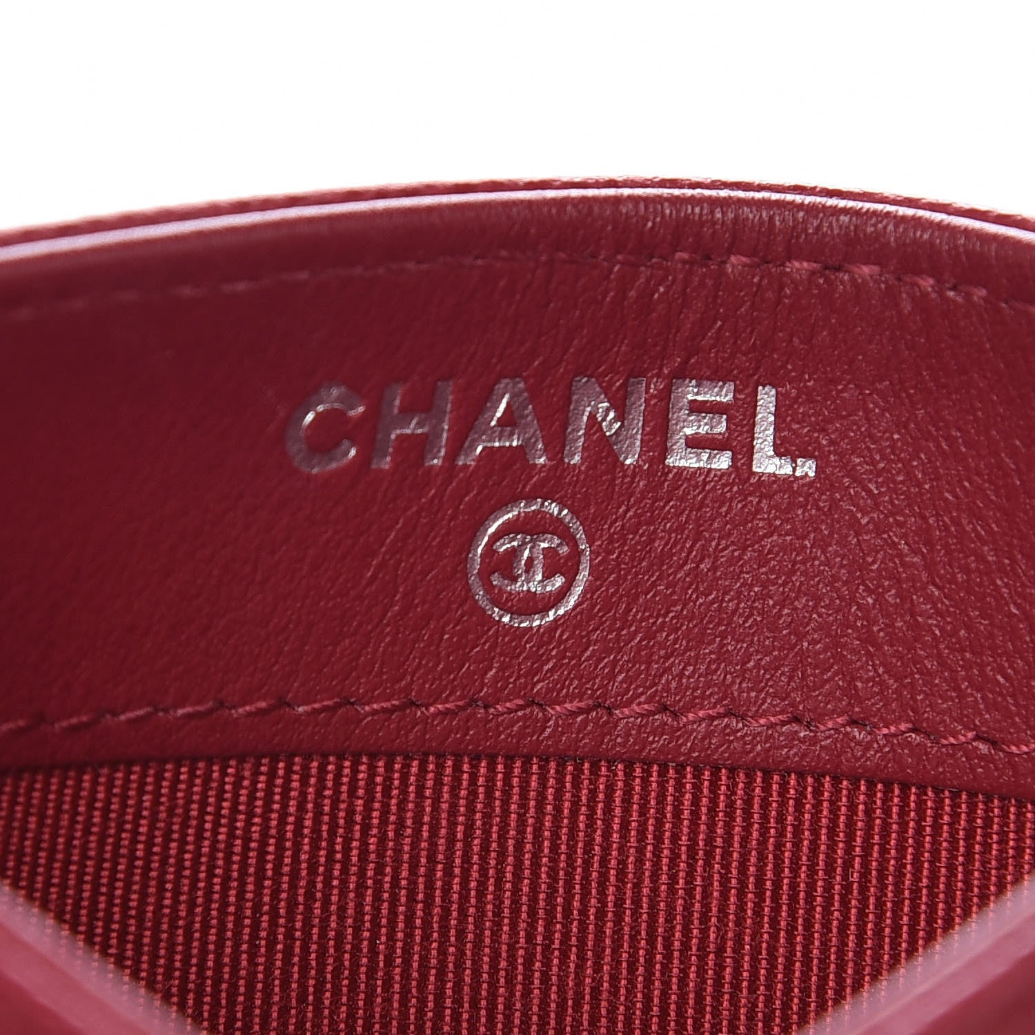 Chanel Caviar Quilted Card Holder Pink 6 of 9