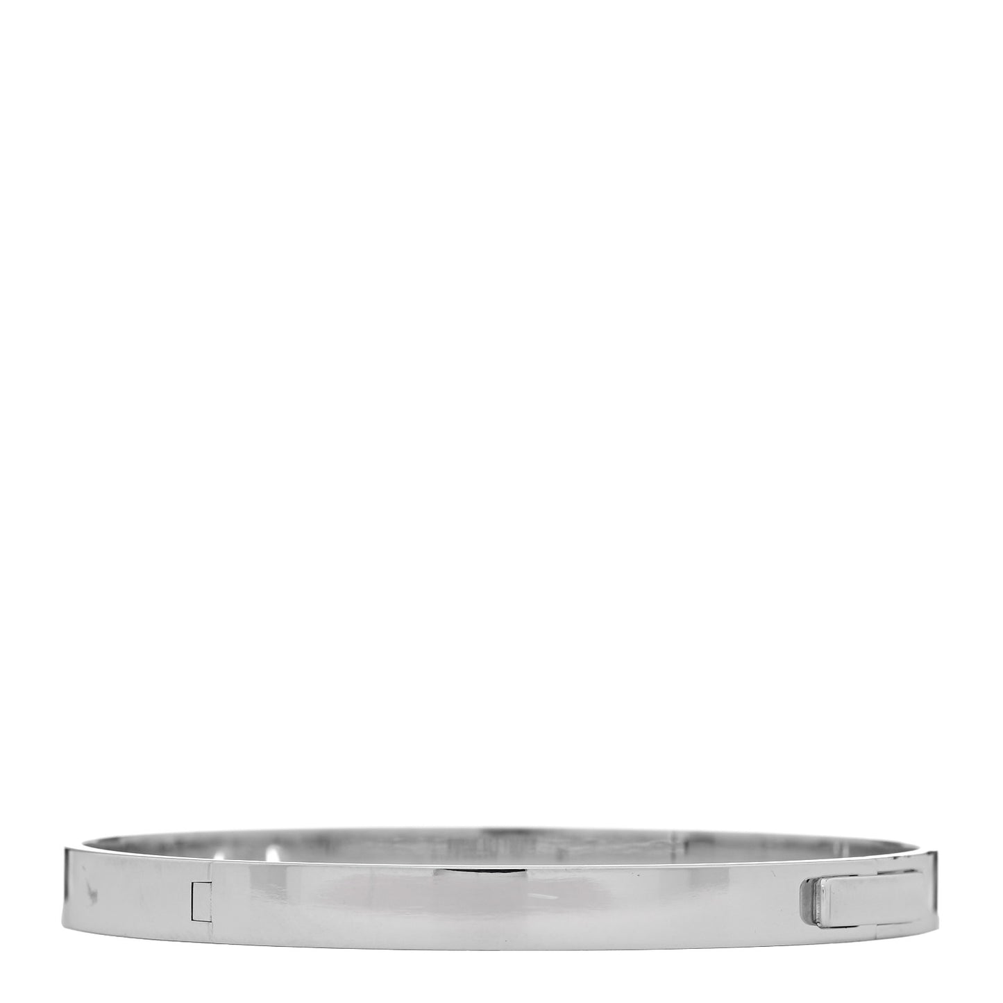18K White Gold Diamond PM H D'Ancre Bracelet ST