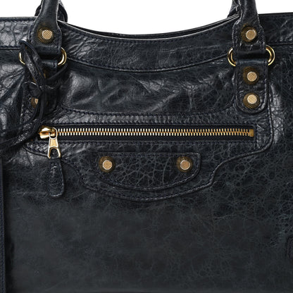 Balenciaga Agneau Giant 12 Gold Hardware City Bleu Obscur 8 of 11