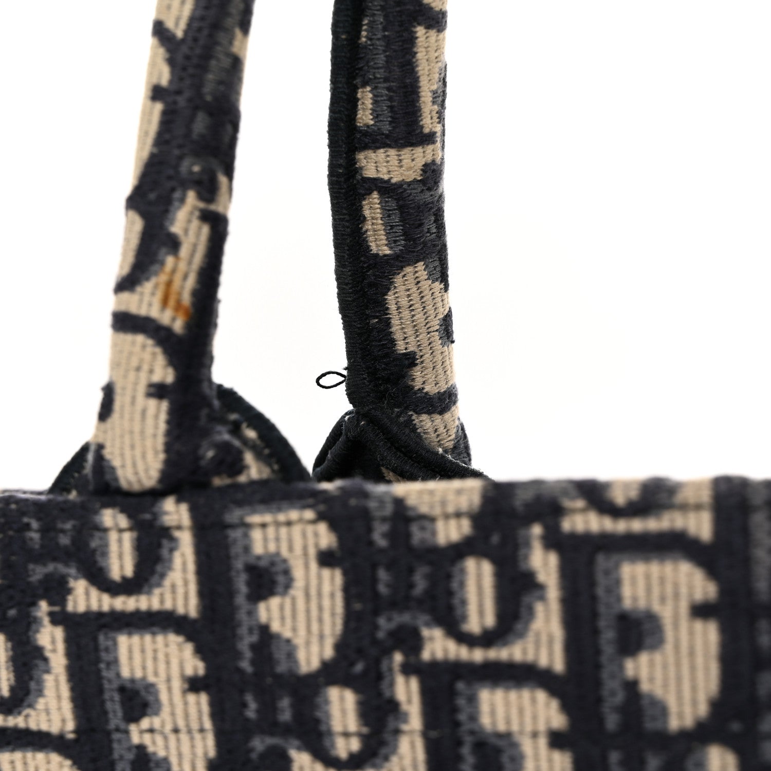 Christian Dior Oblique Medium Book Tote Blue Multicolor 13 of 14