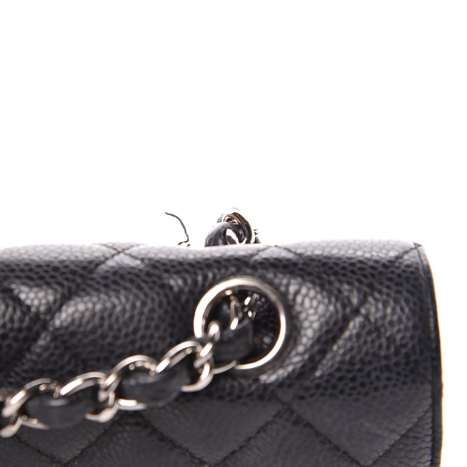 Chanel Caviar Quilted Medium Double Flap Black 8 of 21