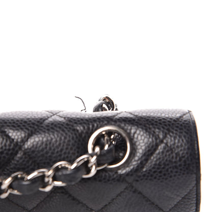 Chanel Caviar Quilted Medium Double Flap Black 8 of 21