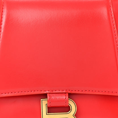Balenciaga Shiny Box Calfskin Small Hourglass Top Handle Bag Bright Red 8 of 10