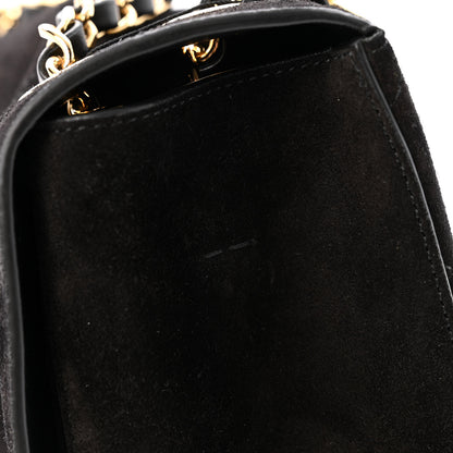 Chanel Suede Calfskin Small Souplissimo Maxi Flap Black 13 of 13