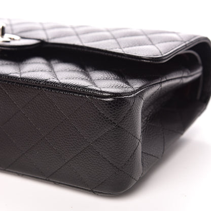 Chanel Caviar Quilted Medium Double Flap Black 9 of 12
