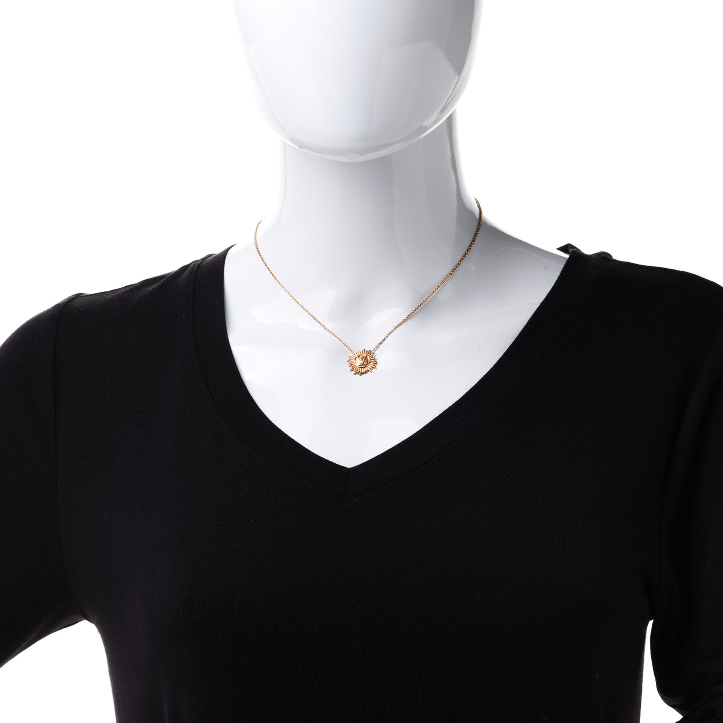 Brass Vendome Necklace Gold