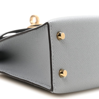 Hermes Epsom Mini Kelly Sellier 20 Gris Pantin 17 of 21