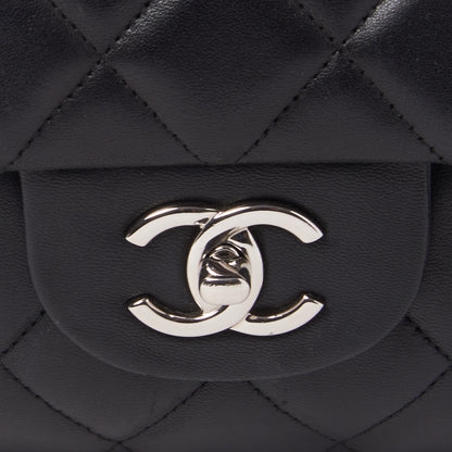 Chanel Lambskin Quilted Maxi Single Flap Black 8 of 10