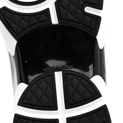 Chanel Cotton Womens CC Sneakers 41 White Black 7 of 9