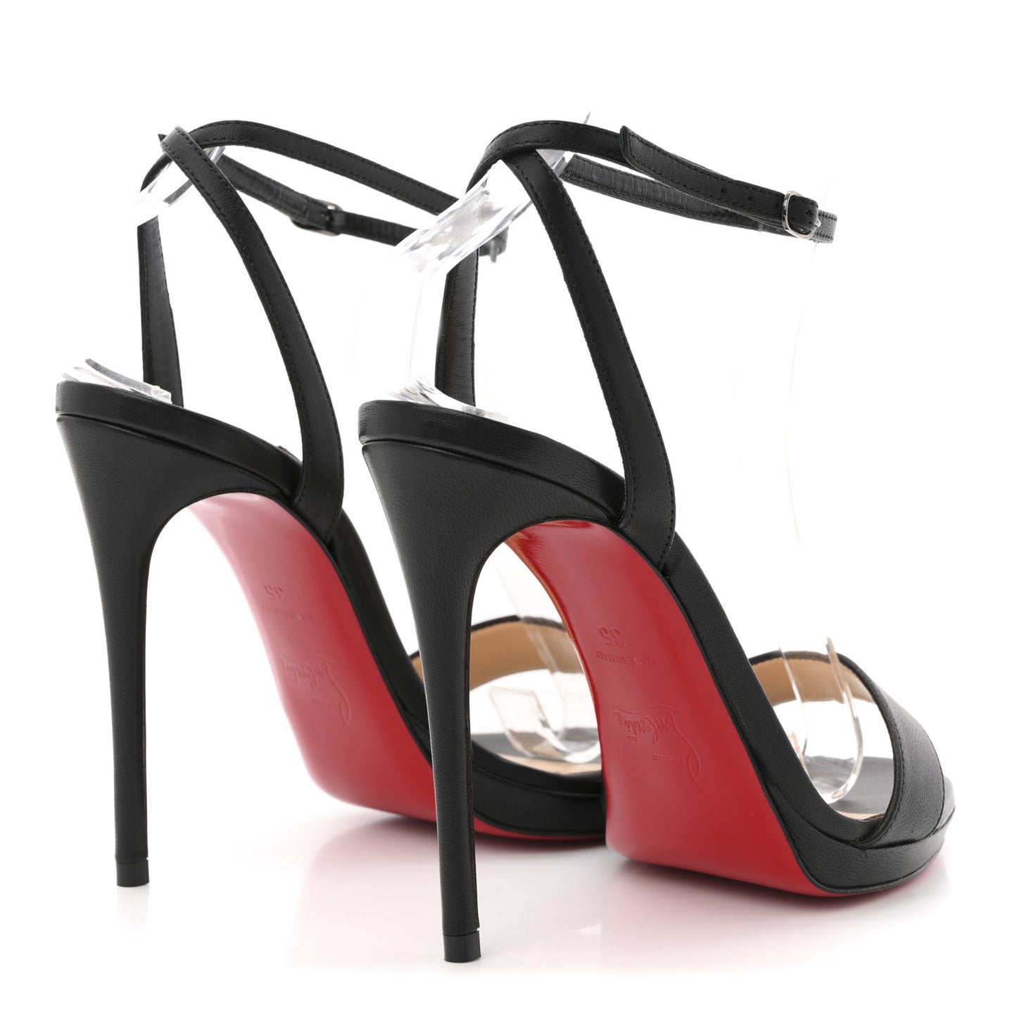 Nappa Loubi Queen 120 Pumps 40.5 Black 35 Black