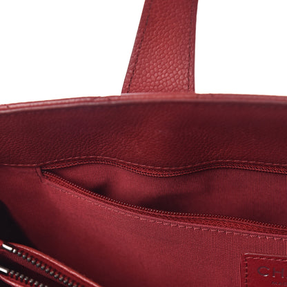 Chanel Caviar Quilted Large Casual Pocket Tote Red 9 of 14