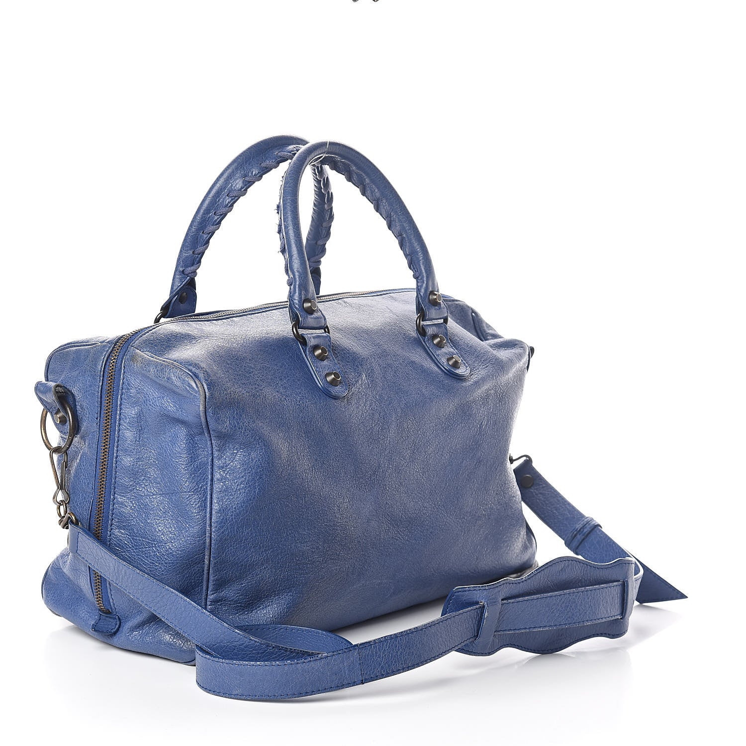 Balenciaga Agneau Classic Hardware Polly Bleut Bleu Glacier 3 of 12