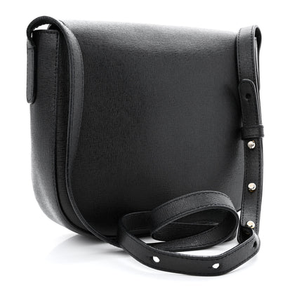 Mansur Gavriel Calfskin Flap Crossbody Bag Black 2 of 19