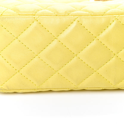 Chanel Calfskin Reissue Medium Camera Case Yellow 13 of 16