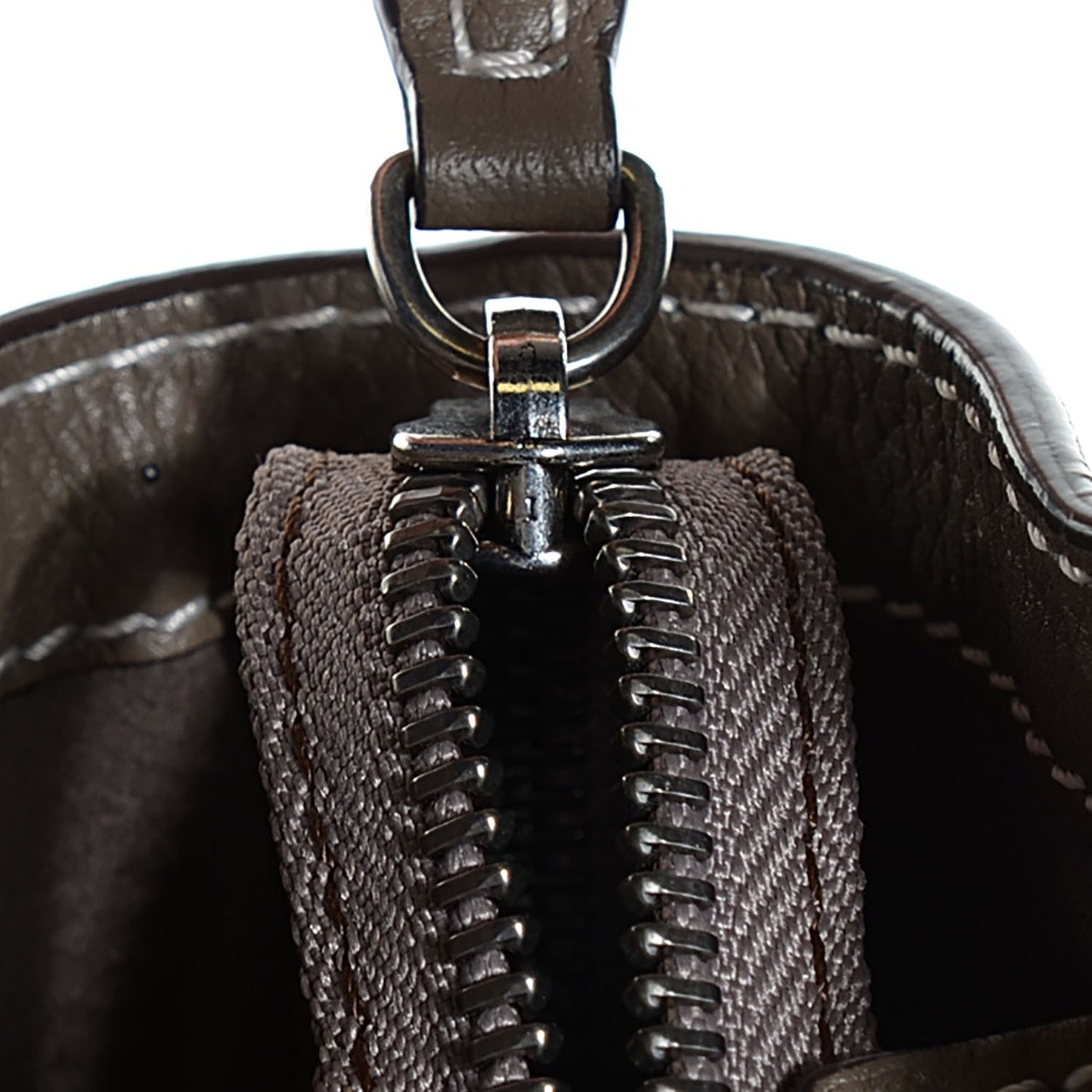 Drummed Calfskin Nano Luggage Souris