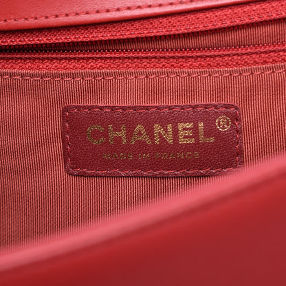 Chanel Lambskin Quilted New Medium Boy Flap Red 6 of 10