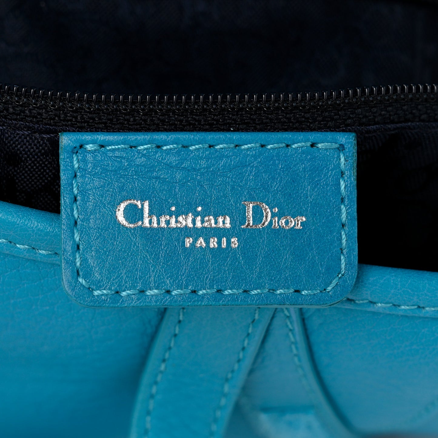 Calfskin Saddle Bag Turquoise