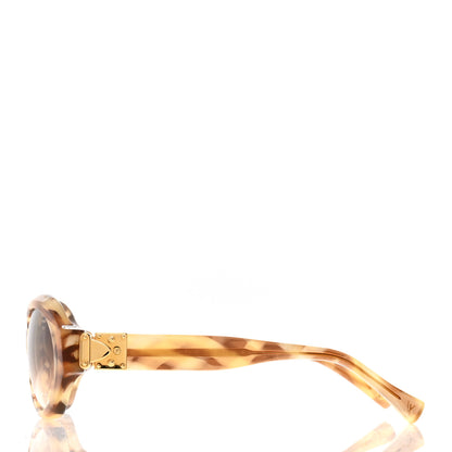Louis Vuitton Soupcon Rond Sunglasses Z0148W Gold Tortoise 3 of 9