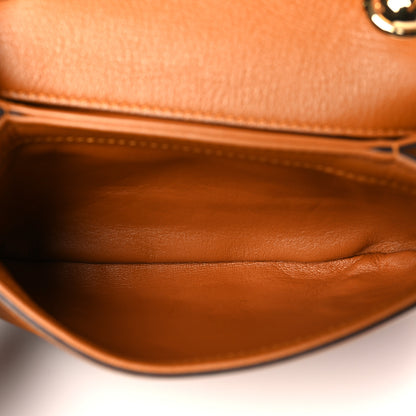 Gucci Roxy Calfskin Web Mini Blondie Shoulder Bag Cognac 5 of 8