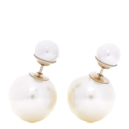 Christian Dior Pearl Mise En Dior Tribal Earrings 1 of 4
