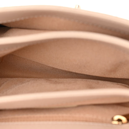 Chanel Lambskin Quilted Small Trendy Spirit Top Handle Bag Beige 5 of 12