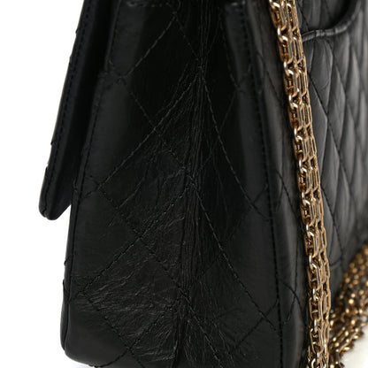 Chanel Aged Calfskin Quilted 2.55 Reissue 226 Flap Black 17 of 17