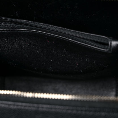 Chanel Caviar Quilted Medium CC Filigree Vanity Case Black 13 of 15