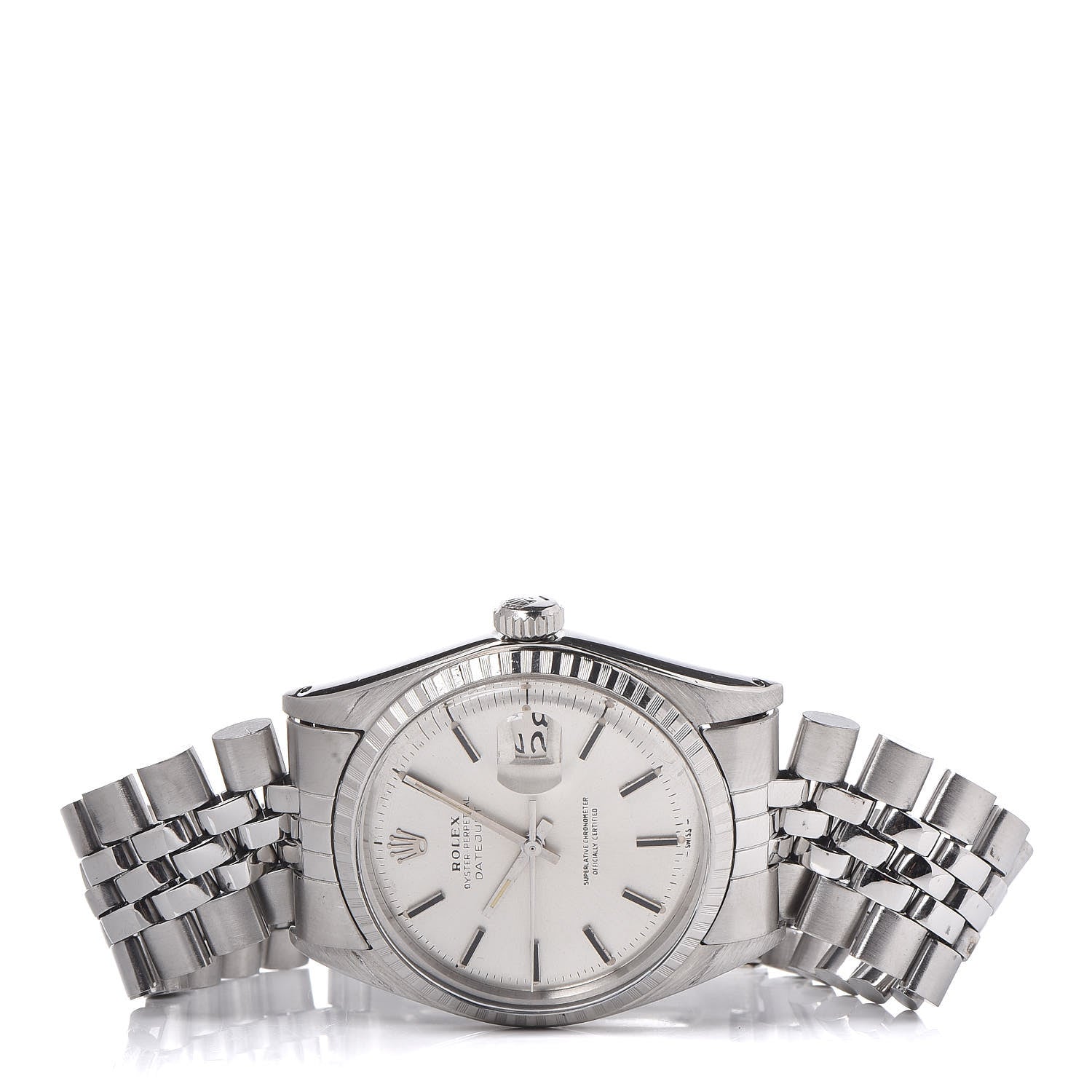 Rolex Stainless Steel 36mm Oyster Perpetual Datejust Watch Silver 16220 3 of 6