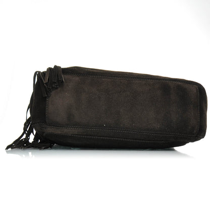 Chanel Suede Tassel CC Shoulder Bag Brown 5 of 8