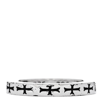 Chrome Hearts Sterling Silver CH NYC Fck You Spacer Ring 56 7.5 1 of 4
