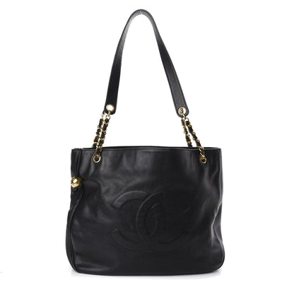 Chanel Caviar Large CC Shoulder Bag Black 1 of 13