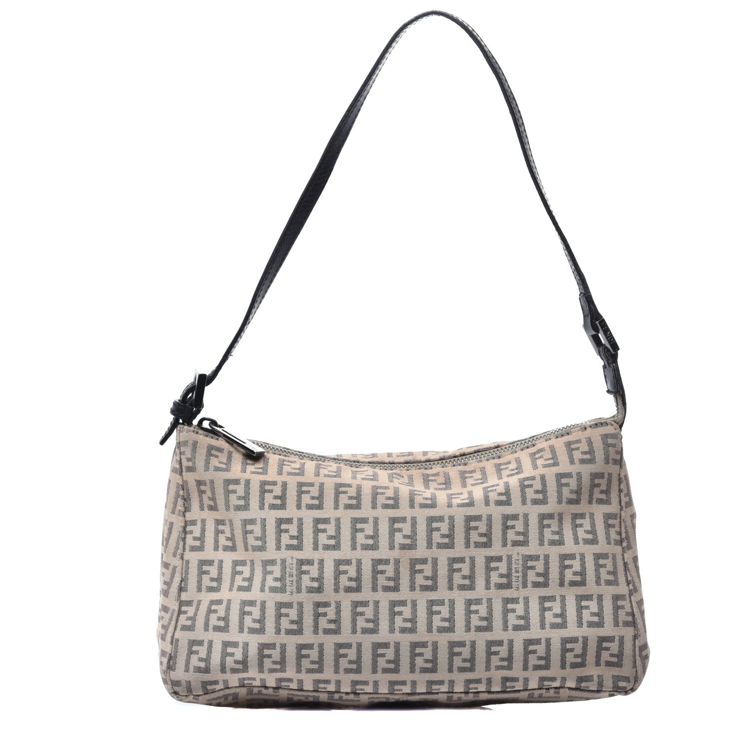 Fendi Zucchino Pochette Dark Brown 1 of 10