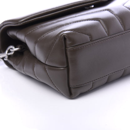 Saint Laurent Calfskin Y Quilted Monogram Toy Loulou Crossbody Bag Faggio 6 of 9