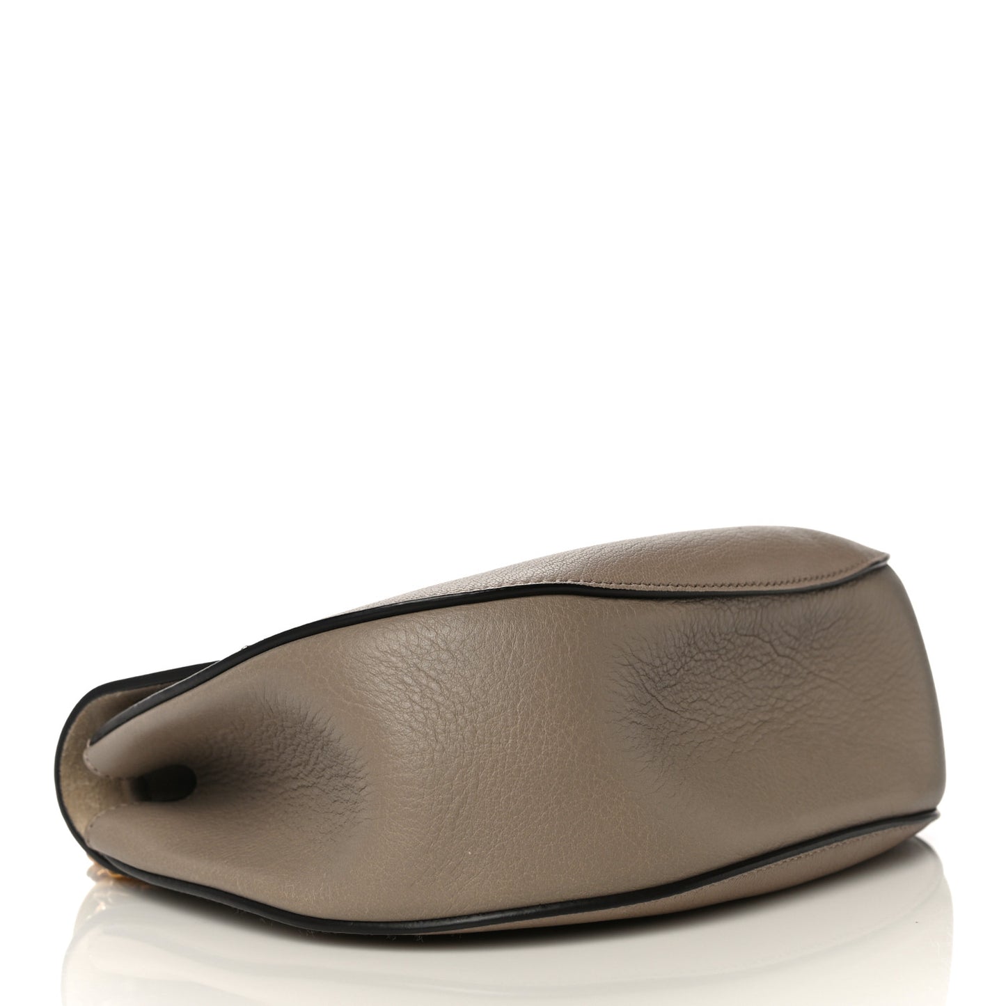 Grained Lambskin Drew Shoulder Bag Motty Grey