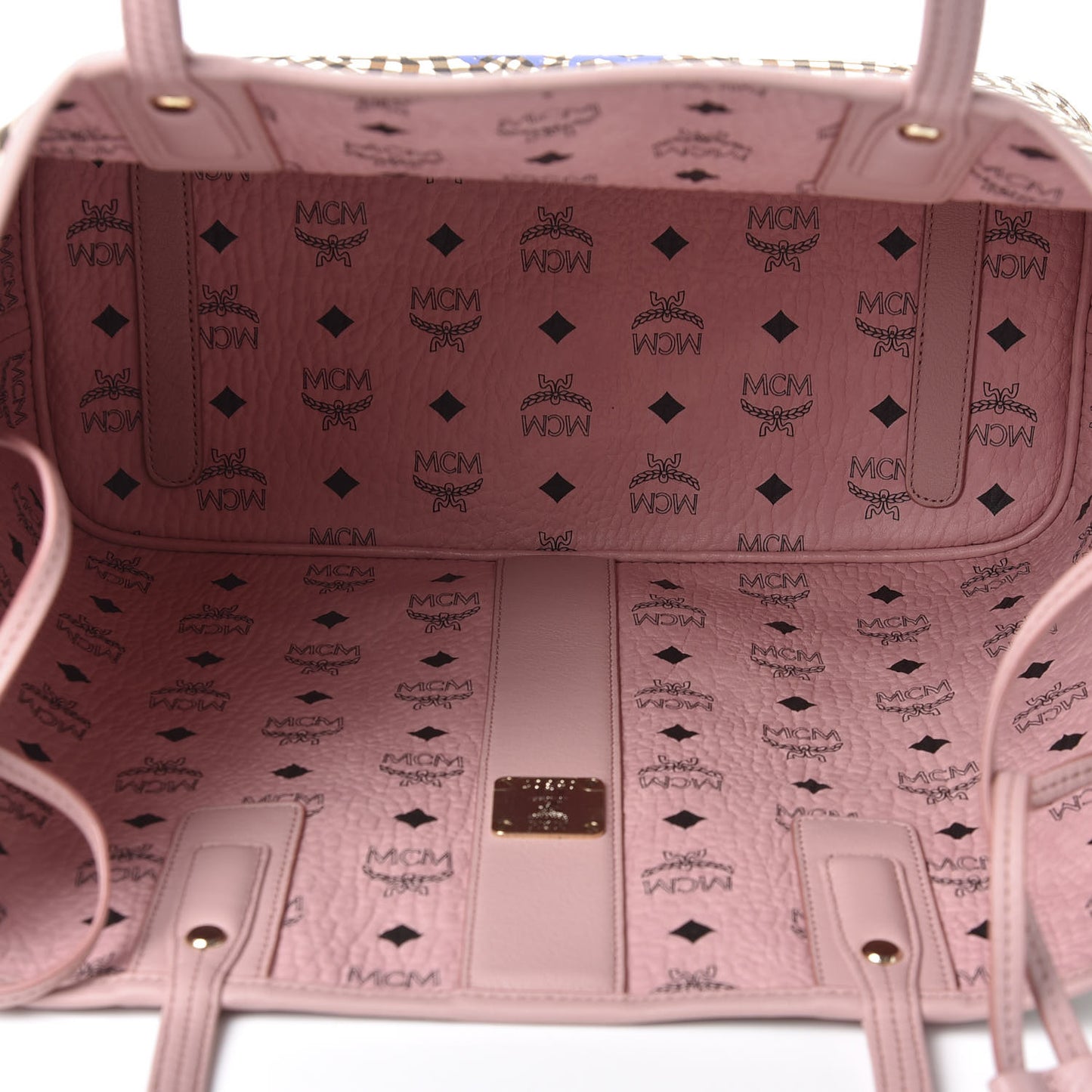 Visetos Medium Liz Reversible Shopper Tote Soft Pink