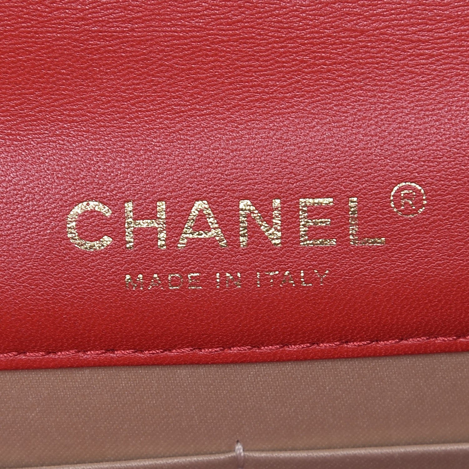 Chanel Lambskin Quilted Golden Class Wallet on Chain WOC Red 7 of 11