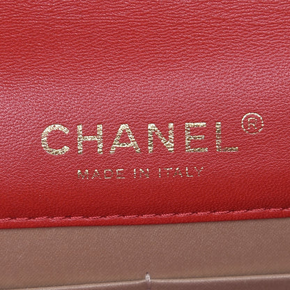 Chanel Lambskin Quilted Golden Class Wallet on Chain WOC Red 7 of 11