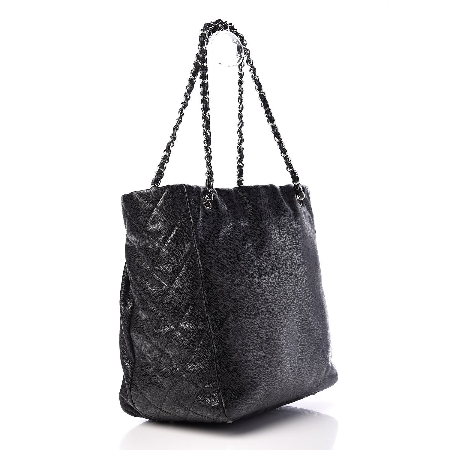 Chanel Soft Caviar Large Timeless CC Shopping Tote Black 3 of 12