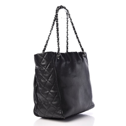 Chanel Soft Caviar Large Timeless CC Shopping Tote Black 3 of 12