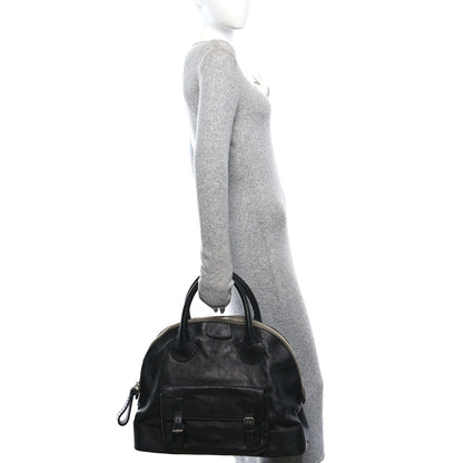 Chloe Calfskin Edith Dome Bowler Black 3 of 9