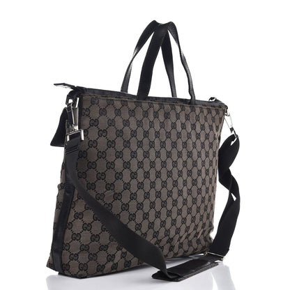 Gucci Monogram Large Laptop Briefcase Black 3 of 14