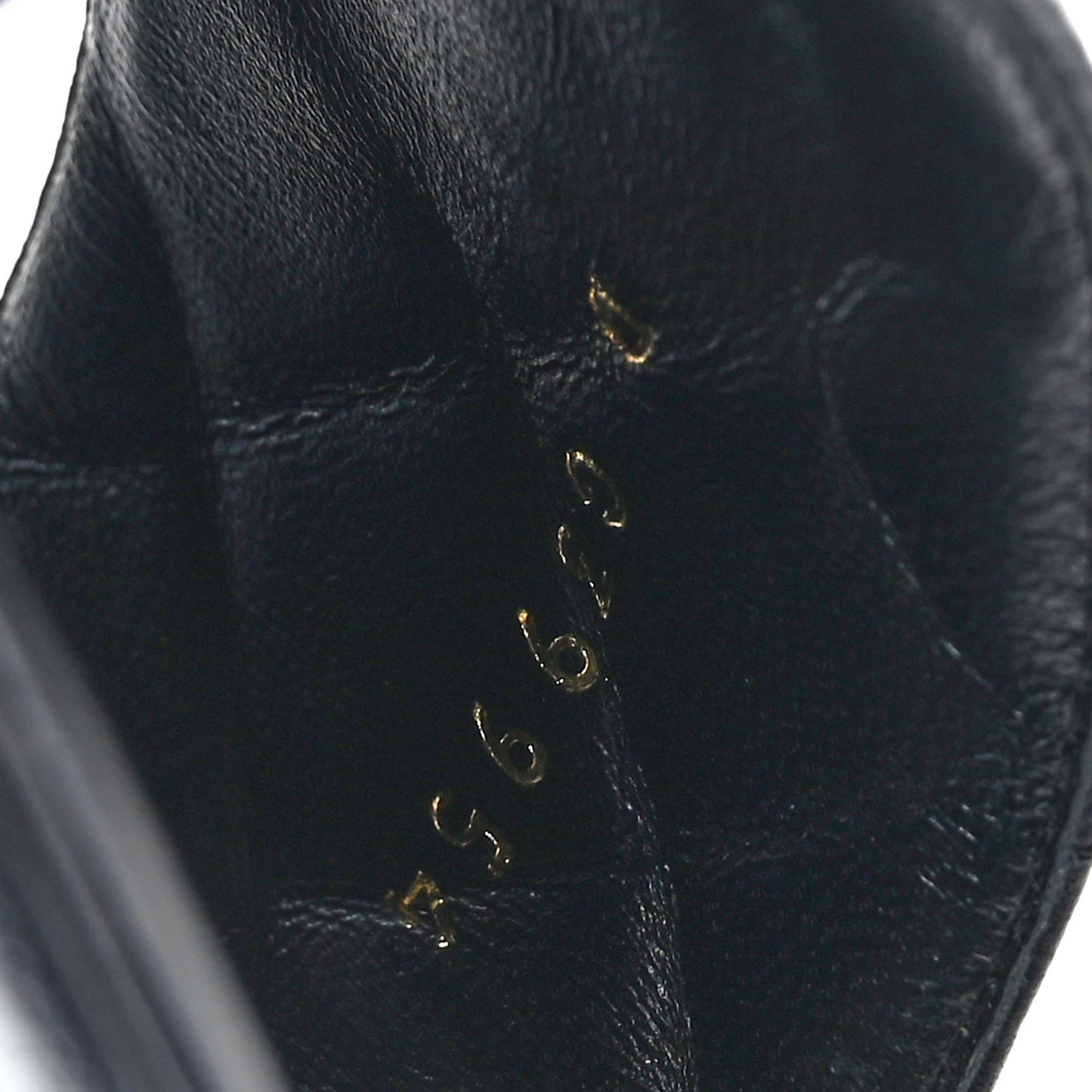 Shiny Goatskin Quilted CC Mules Sandals 40.5 Black